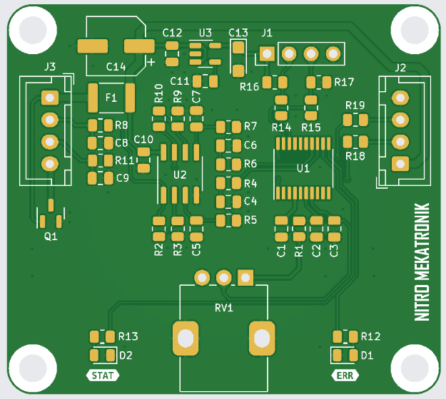 Picture of Pedal Simülatör Pcb Kartı